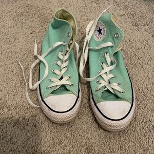 Mint green high tops